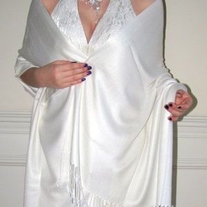Cashmina Scarf (White)